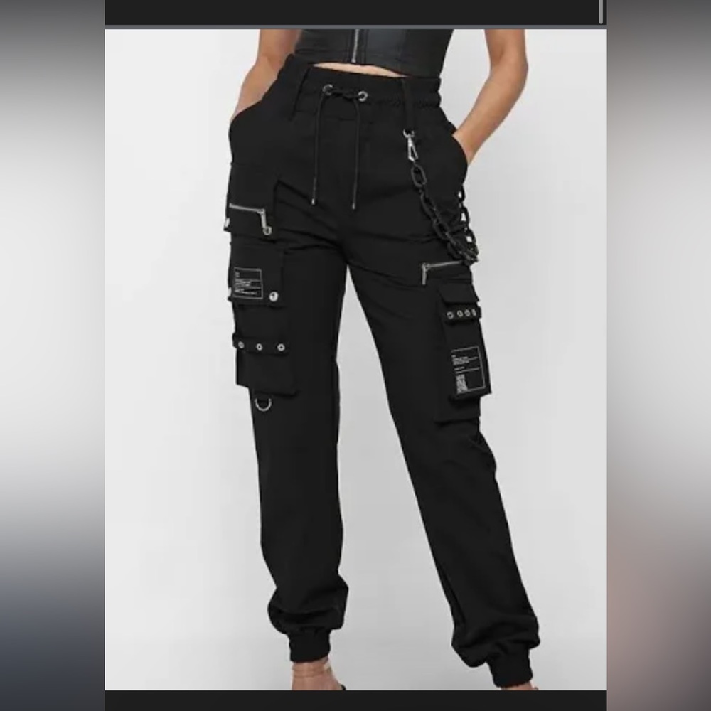 Maniere de voir Cargo pant with marble chain